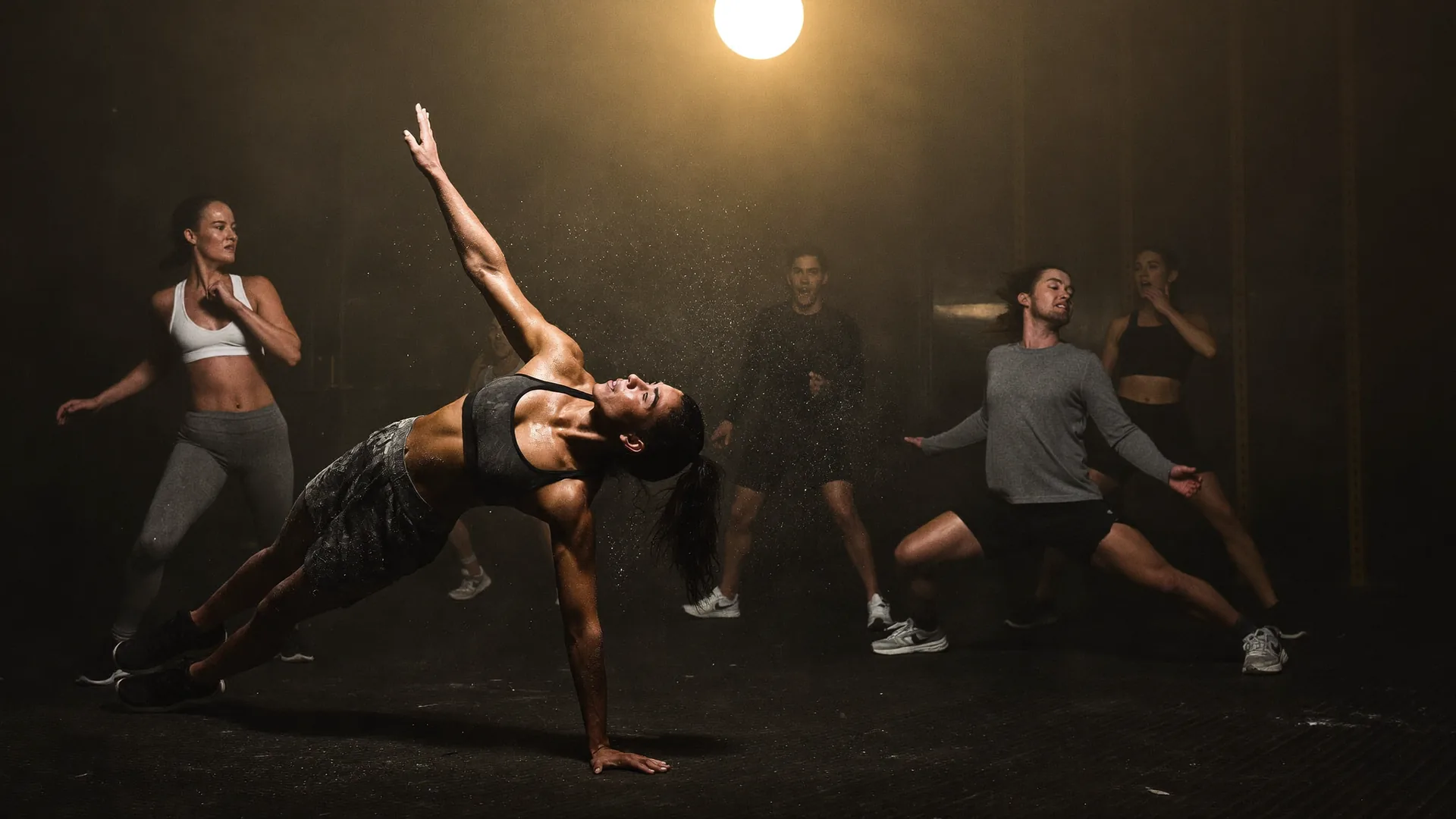 High-energy group training class
